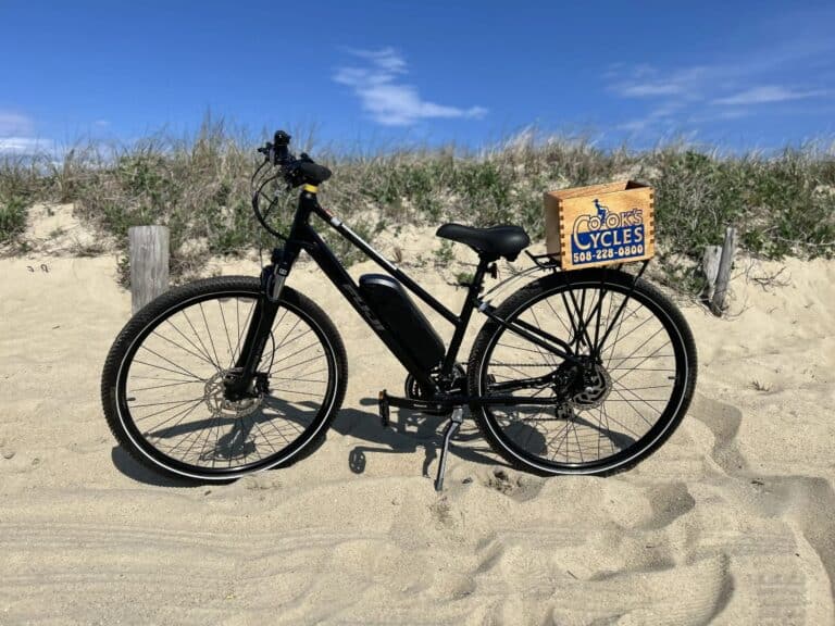 E-bike rentals from Cook's Cycles Nantucket.