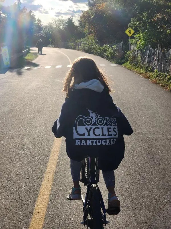 Kids bike rentals on Nantucket Island.
